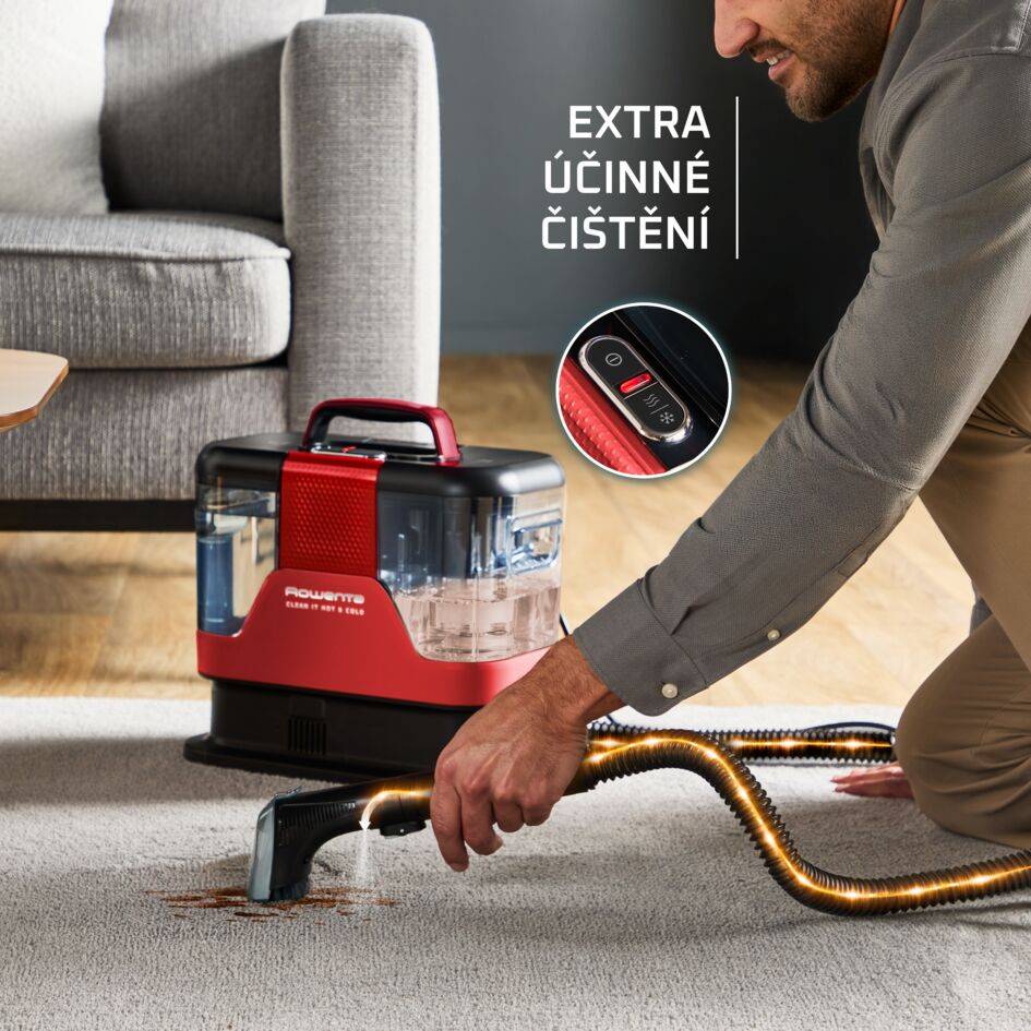 Ruční čistič skvrn a tepovač Clean It Hot & Cold Animal 1150W IN7020F0