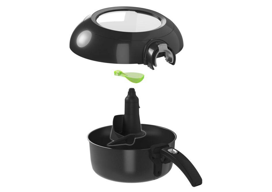 Horkovzdušná fritéza Tefal ActiFry Genius XL AH960830 Černá