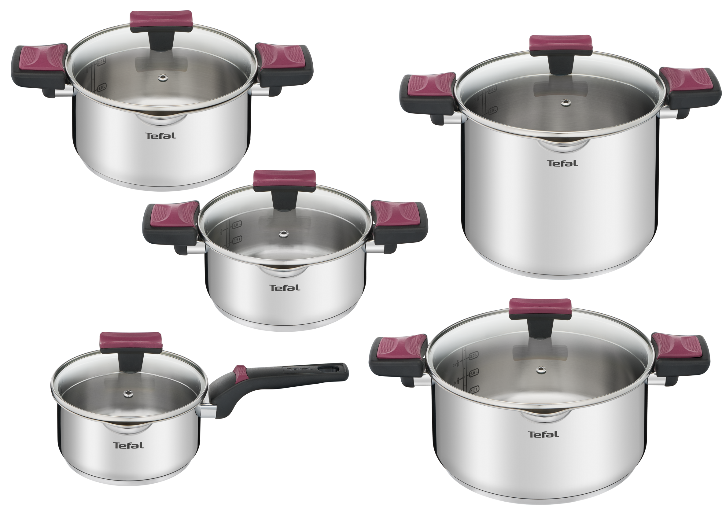 Sada nádobí Tefal Cook & Clip G723SA74 10 ks