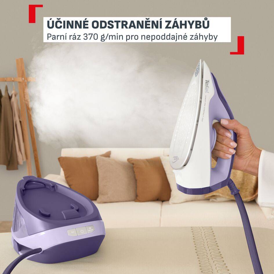 Tefal Power Pro Compact 200, parní generátor, rychlé žehlení a kompaktní design