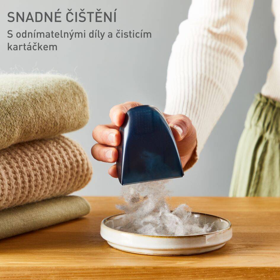 Dobíjecí odstraňovač žmolků Tefal JB7002E0 Tmavě modrá