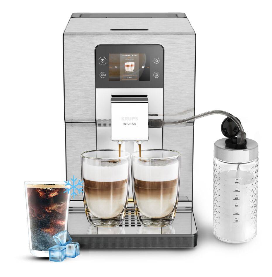 Automatický kávovar KRUPS Intuition Experience+ EA877D10 Nerezový