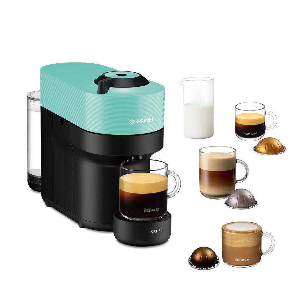 Nespresso Vertuo POP KRUPS akvamarínová XN920410
