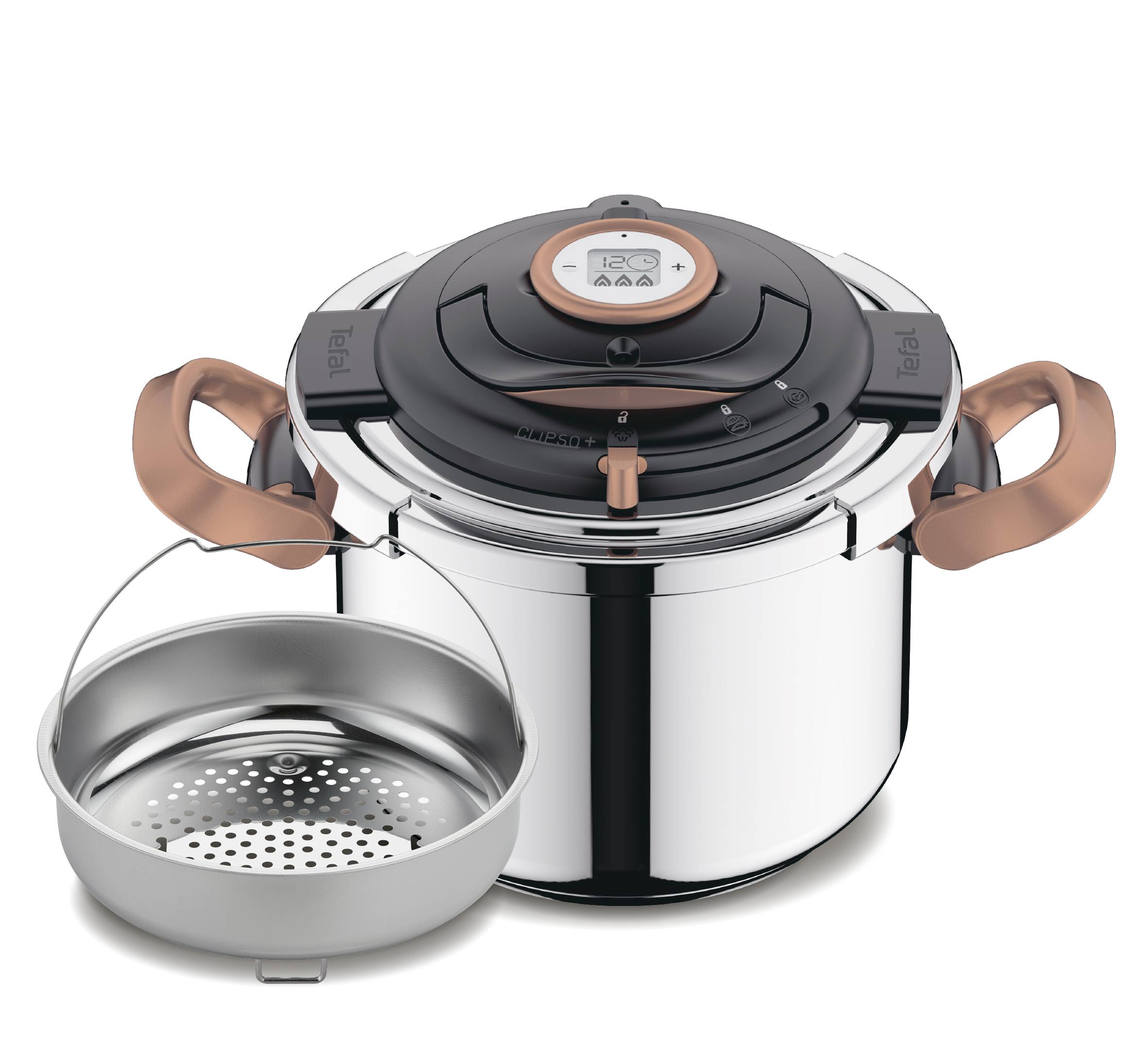 Tlakový hrnec Tefal Clipso+ Precision P4410770 Nerezový 6 l