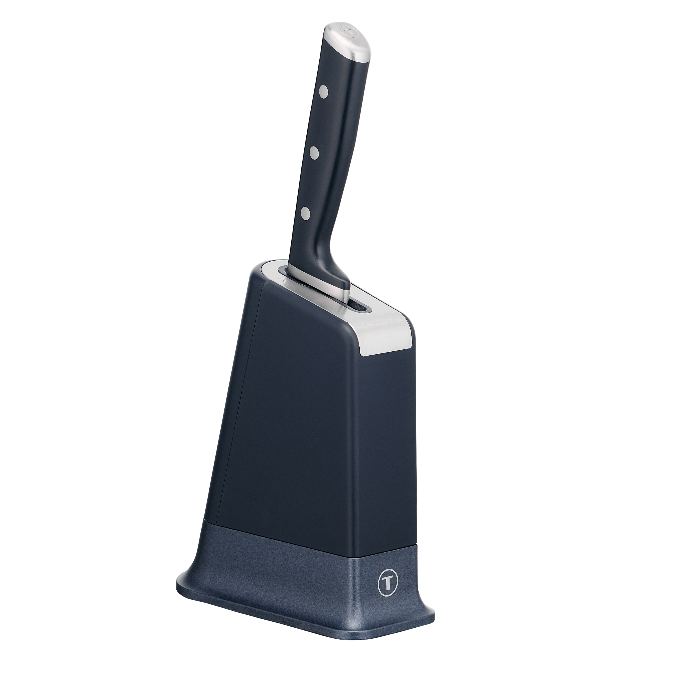 Samoostřící kuchyňský nůž Tefal EverSharp chef a blok na nože s integrovaným brouskem K297S244