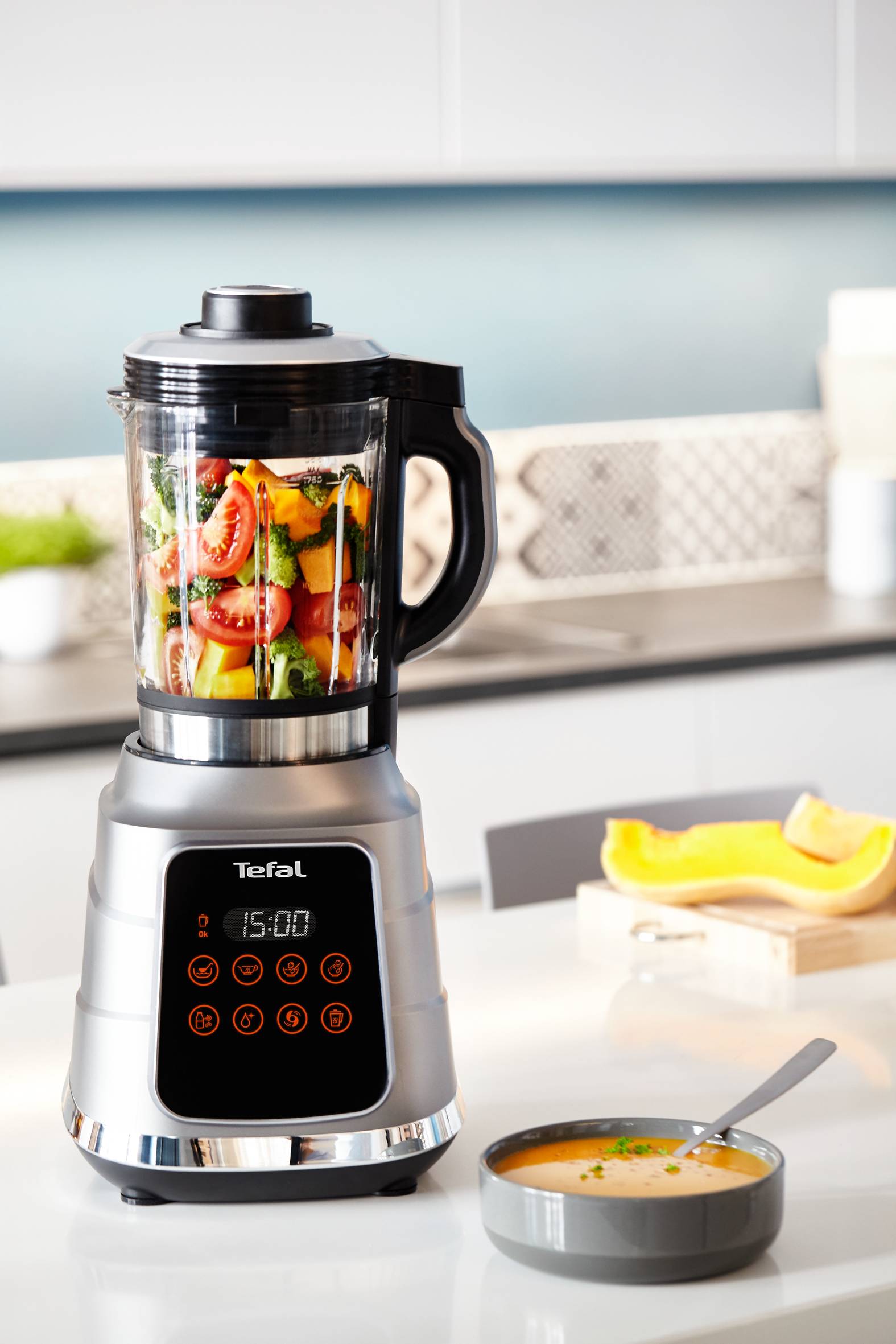 Stolní vysokorychlostní mixér Tefal Ultrablend Boost BL985A31 Tmavě šedý/Černý