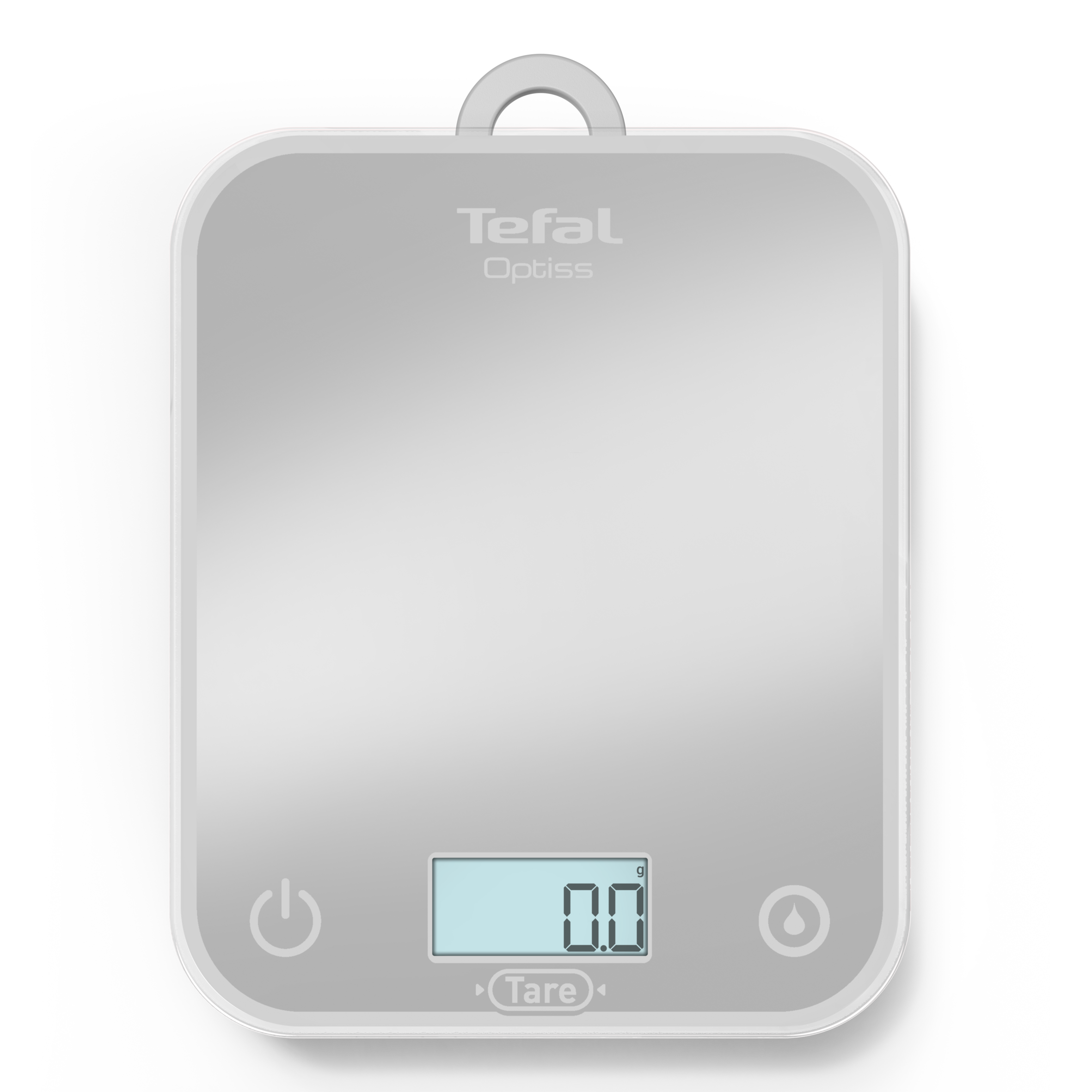 Elektronická kuchyňská váha šedá Tefal Optiss BC50U4V0