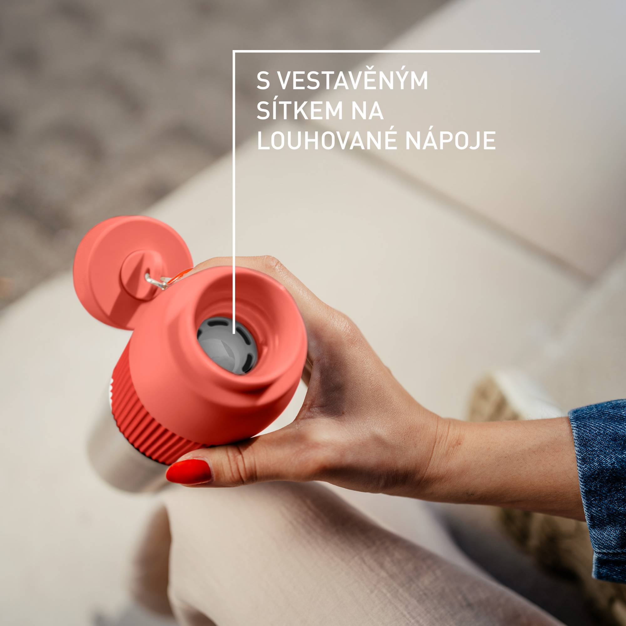 N2193910 beYou Twist termoláhev Tefal 0,5 l oranžová