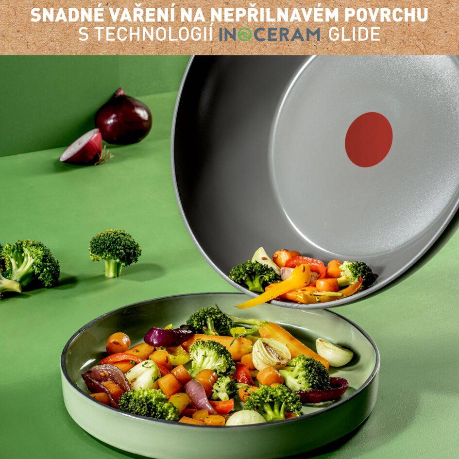 Wok pánev Tefal Renewal C4261943 28 cm Keramická