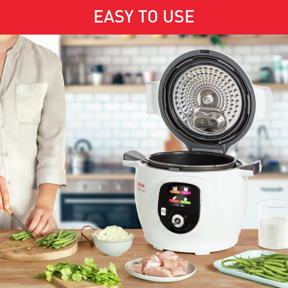 Multifunkční tlakový hrnec Tefal Cook4Me+ CY851130 Bílý