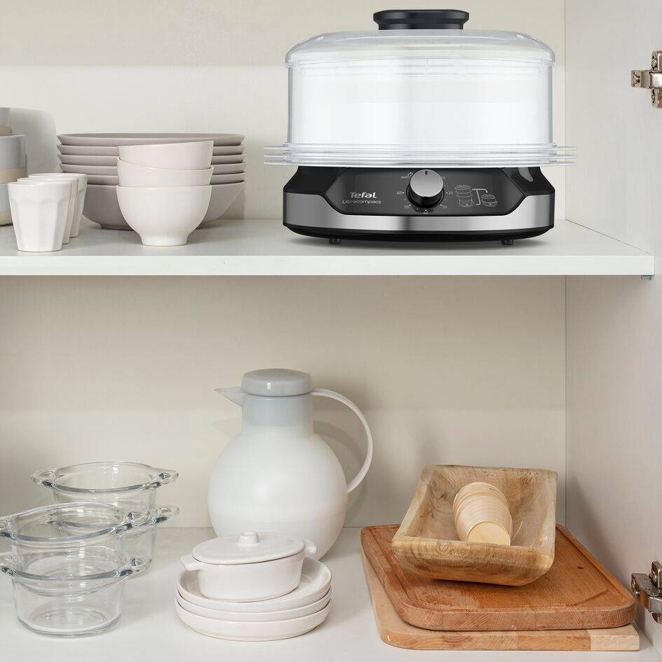 Parní hrnec Tefal Ultracompact VC204810 Stříbrný/Černý