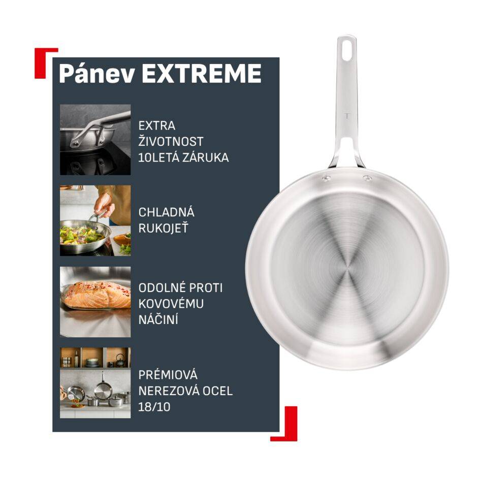 Nerezová pánev Tefal Extreme G7620404 24 cm