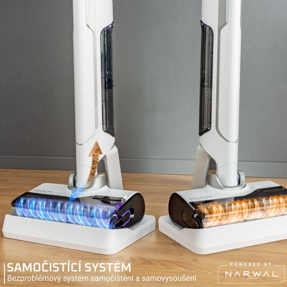 Podlahová myčka a vysavač v jednom Rowenta X-Clean 10 AI Wet & Dry 18 000 PA GZ7035WO