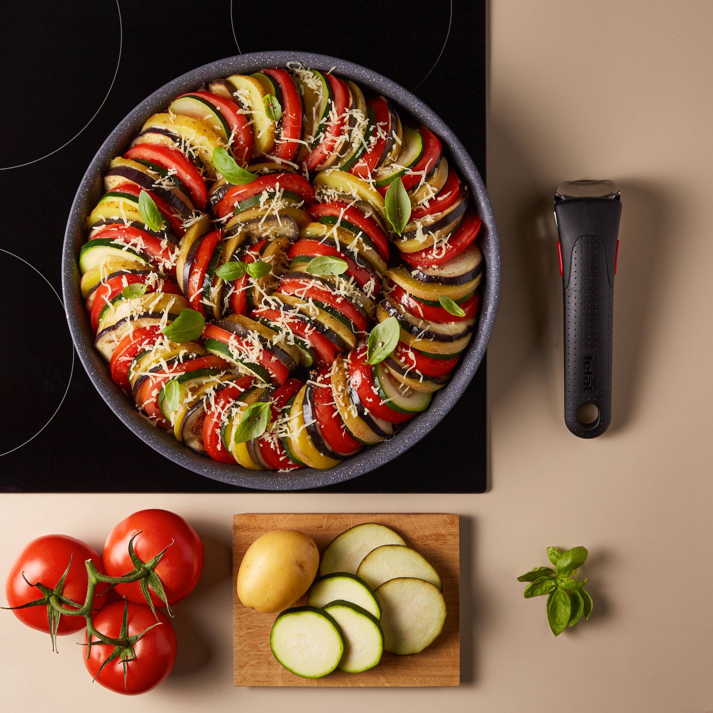 Wok pánev Tefal Ingenio Natural Force L3967702 26 cm