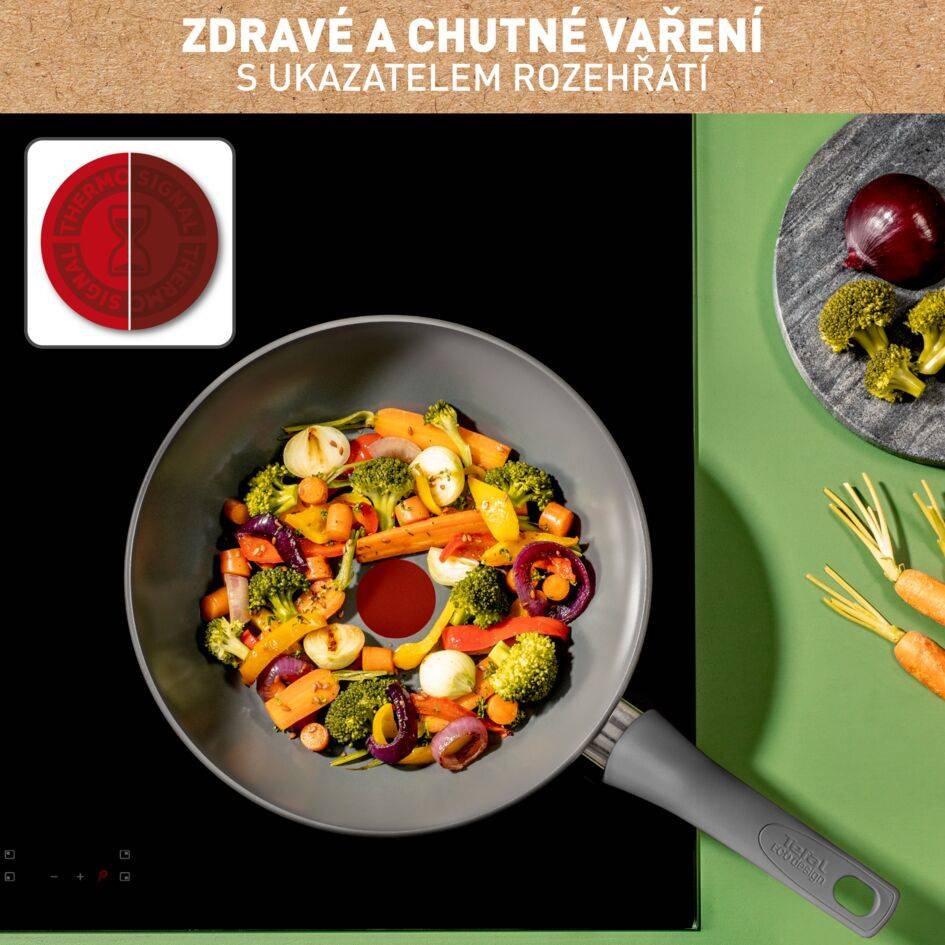 Wok pánev Tefal Renewal C4261943 28 cm Keramická