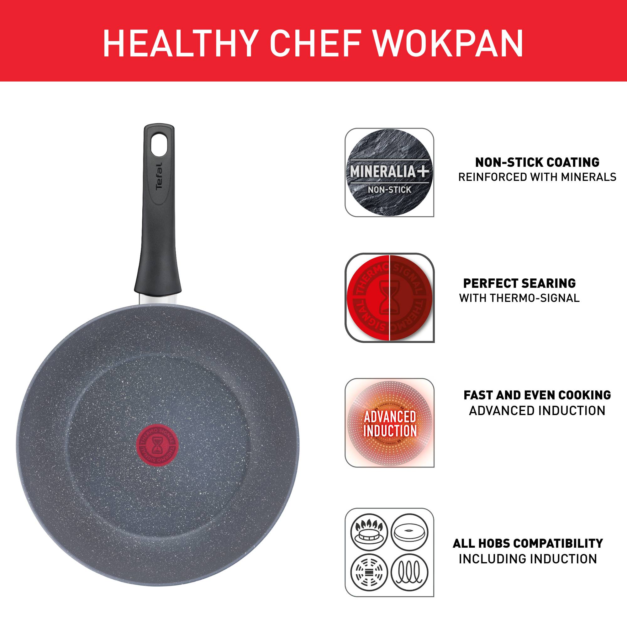 Wok pánev Tefal Healthy Chef G1501972 28 cm