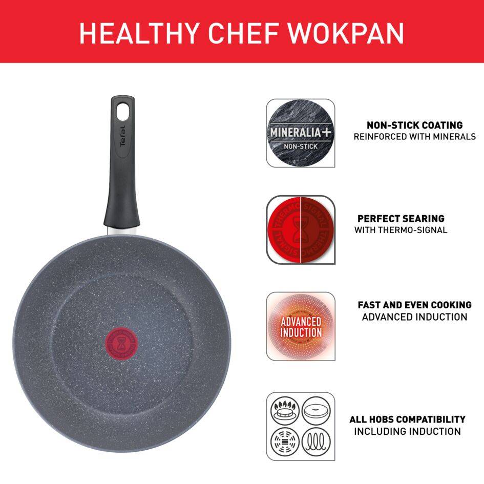 Wok pánev Tefal Healthy Chef G1501972 28 cm