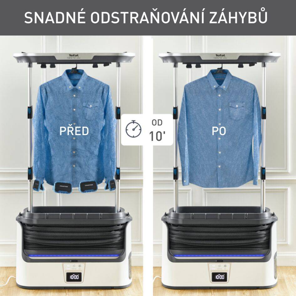 Samožehlička Tefal Care For You i-Blue Eco YT4050E1 Šedá/Bílá