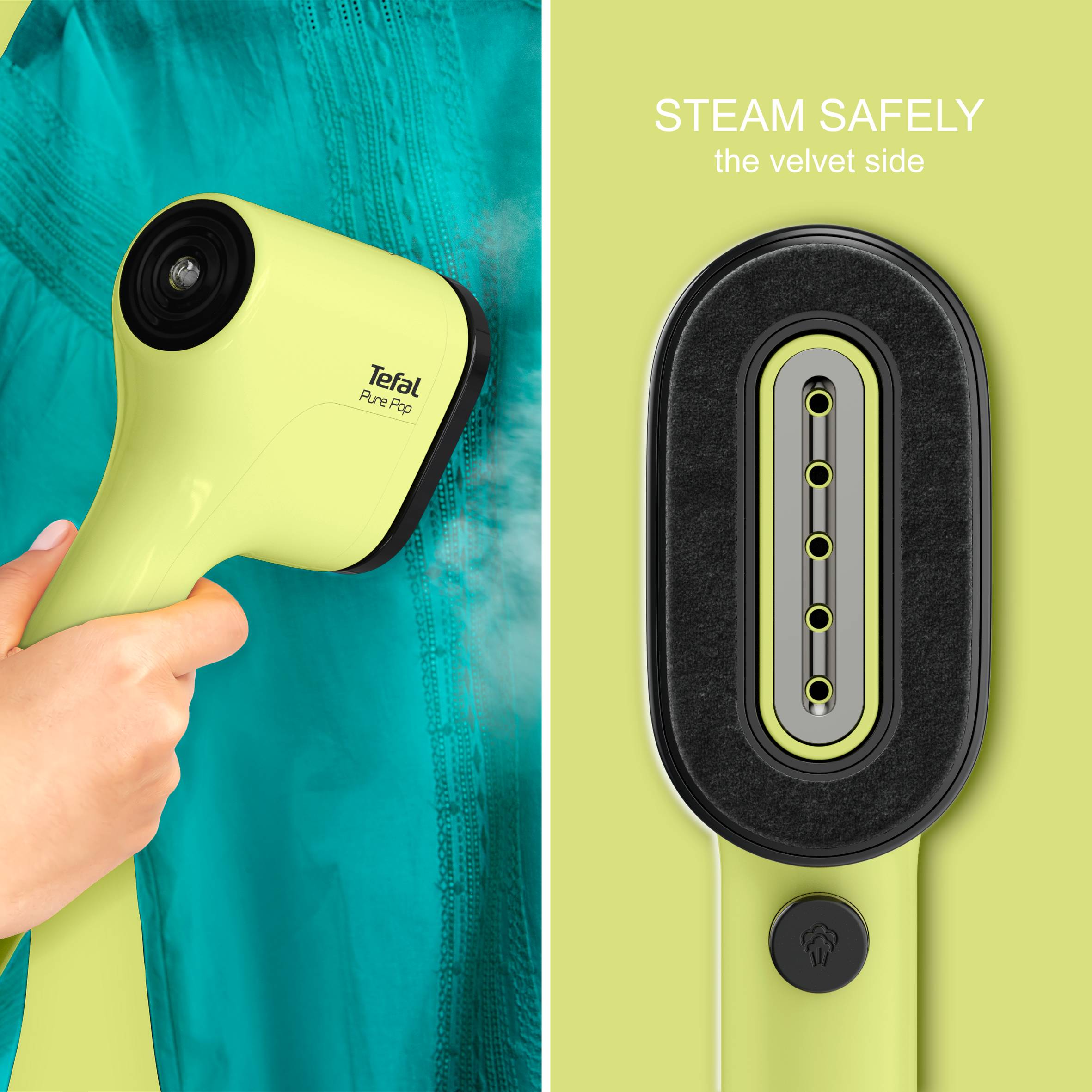 Napařovač oděvů Tefal Pure POP DT2025F0 Lime