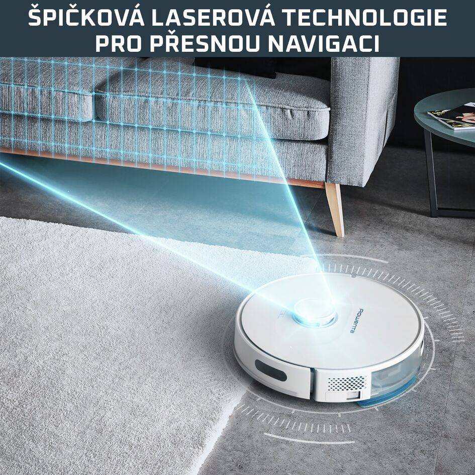 Robotický vysavač Rowenta X-Plorer S75s 4v1 Laser 2700Pa RR8567WH