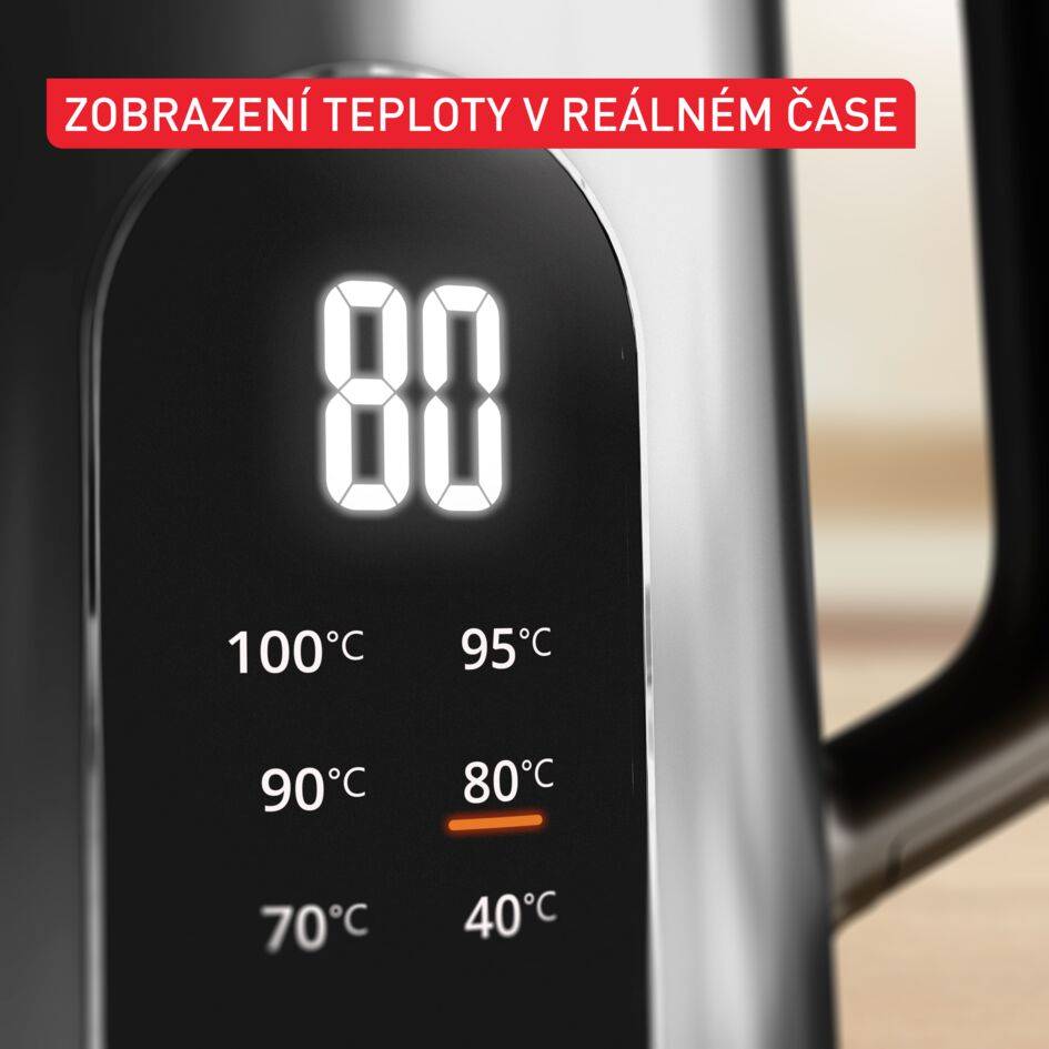 Selection, rychlovarná konvice, 6 nastavení teplot, displej s reálným časem