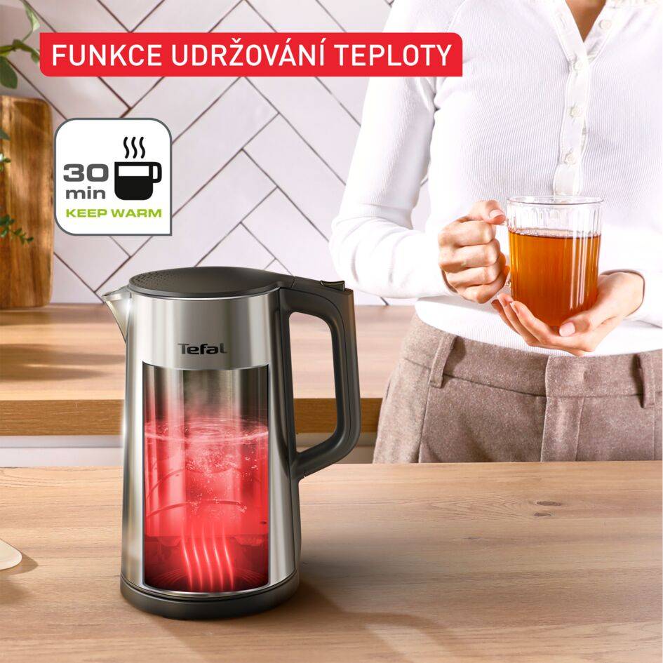 Selection, rychlovarná konvice, 6 nastavení teplot, displej s reálným časem