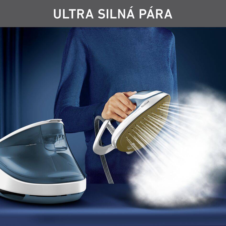 Parní generátor Tefal Pro Express Ultimate II GV9710E0 Světle modrý/Bílý