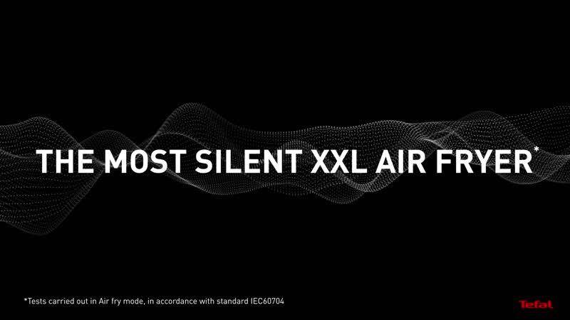 Tichá horkovzdušná fritéza Tefal Easy Fry Silence 7L, EY876E0, nerez