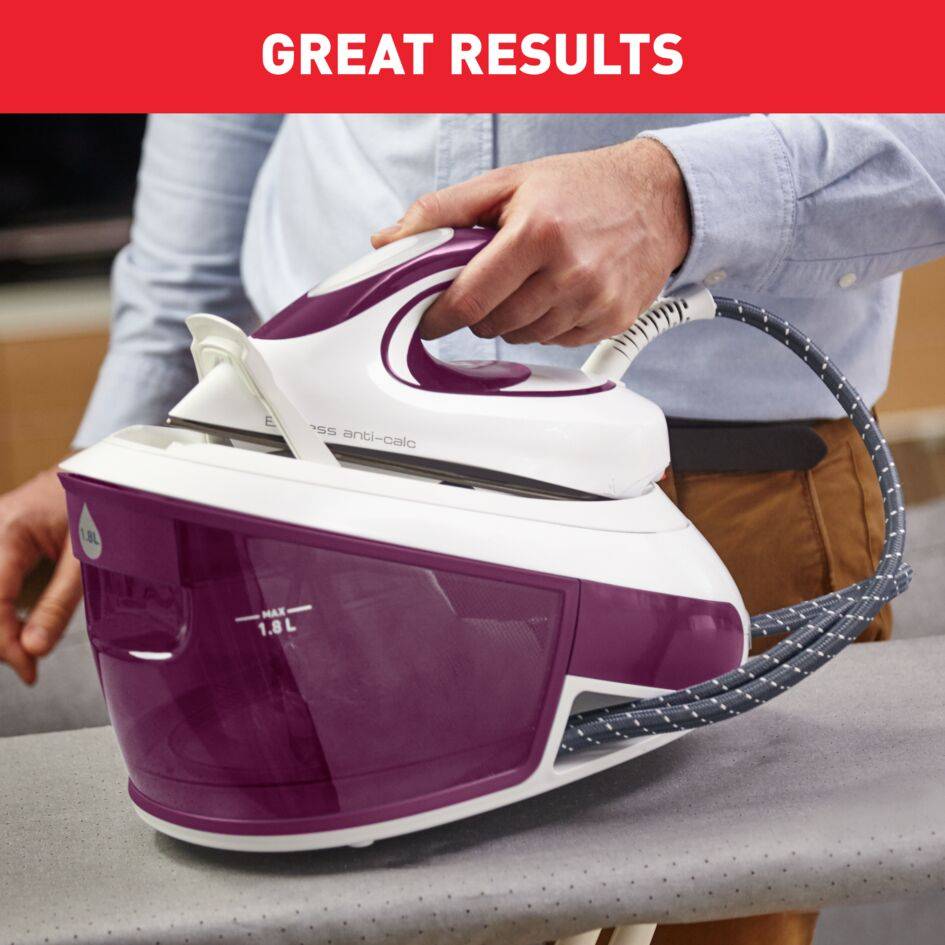 Parní generátor Tefal Express Anti-Calc SV8054E0 Fialový/Bíly