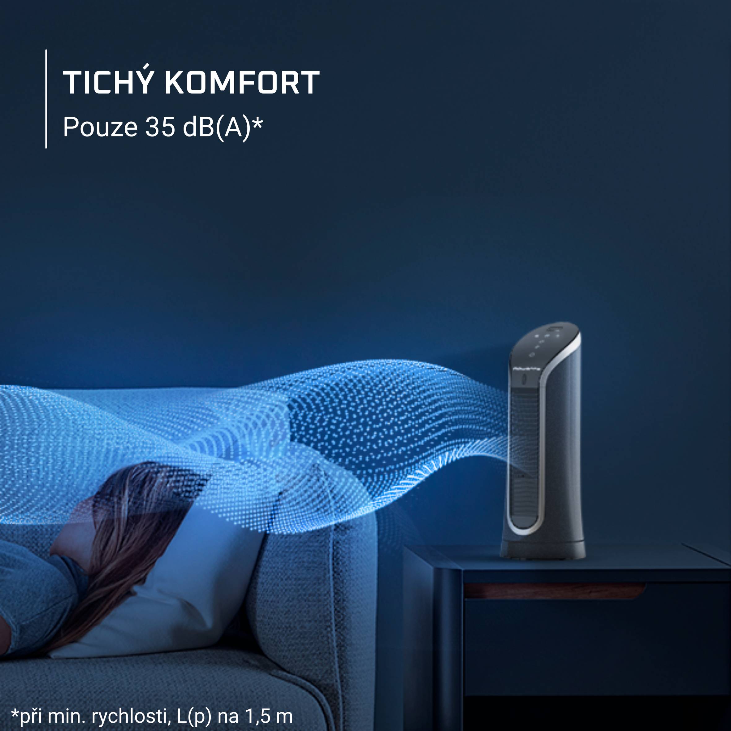 Mini sloupový ventilátor Rowenta Eole Compact VU6220F0