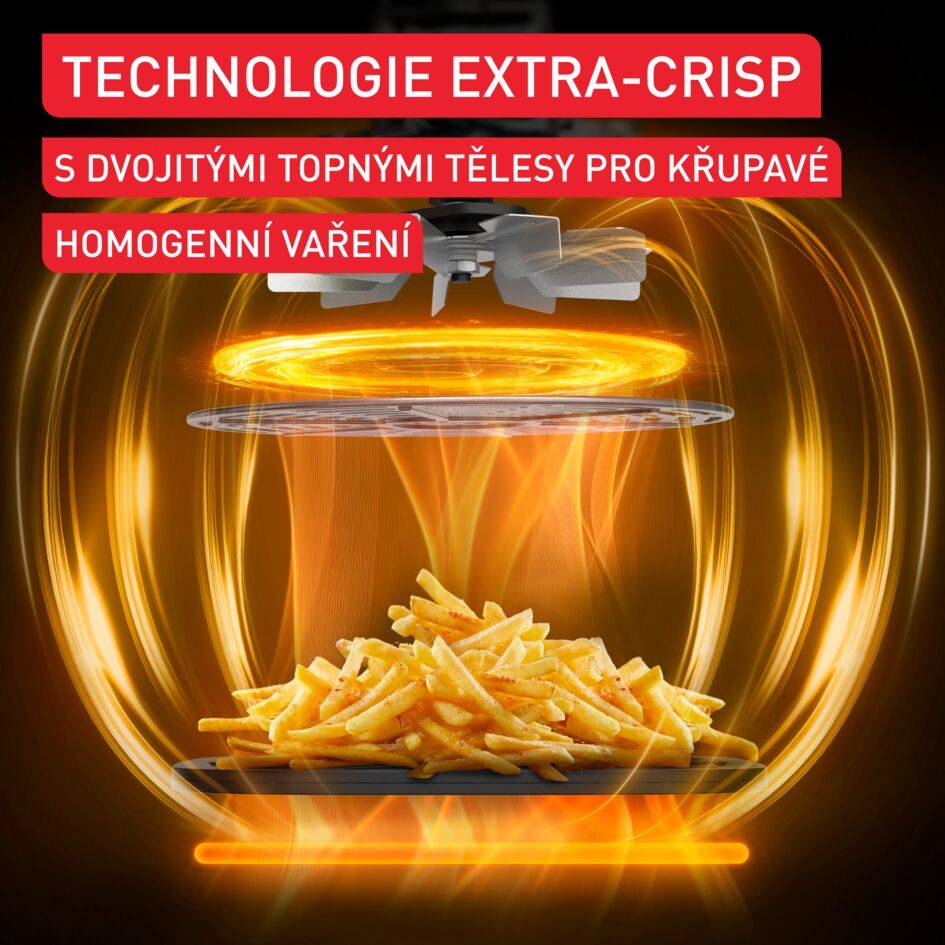 Horkovzdušná fritéza Tefal Easy Fry XL Surface FW4018E0 Černá