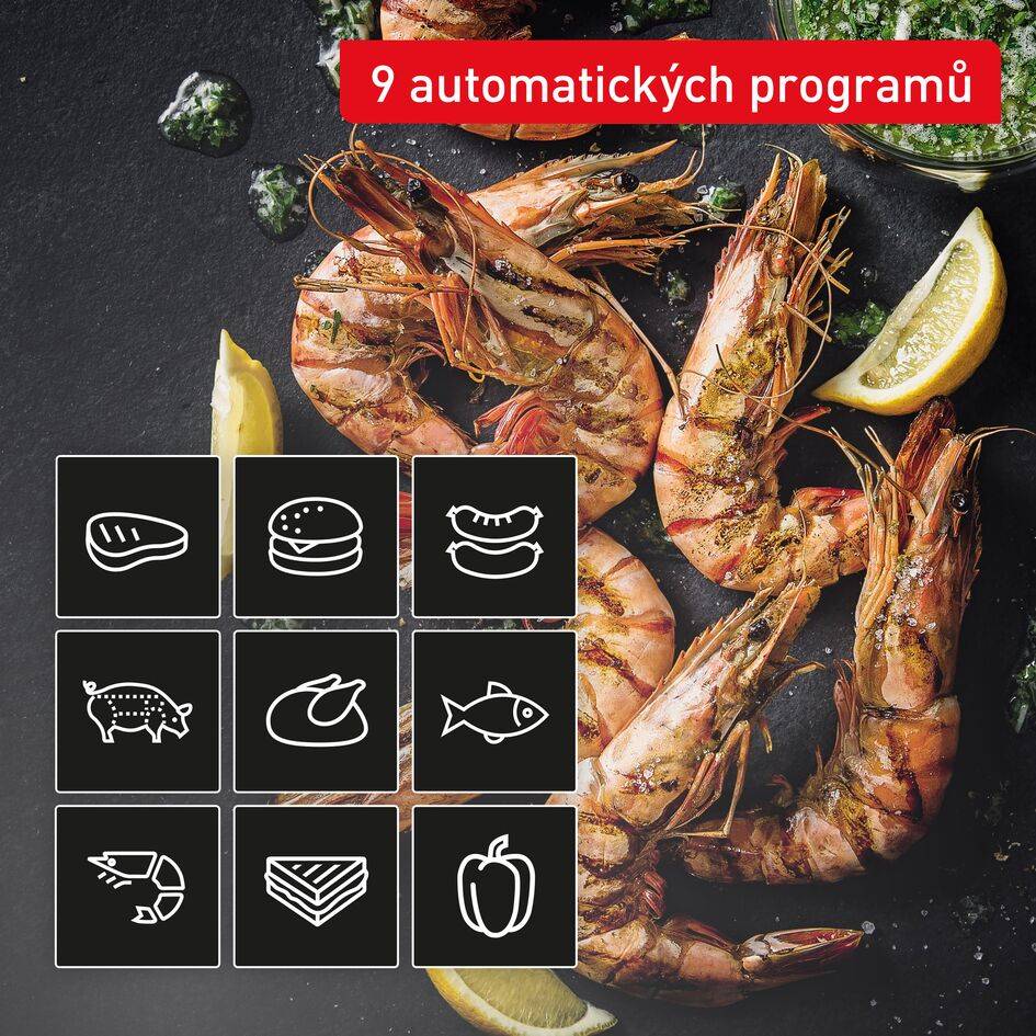 OptiGrill 2v1 Černý GC772830