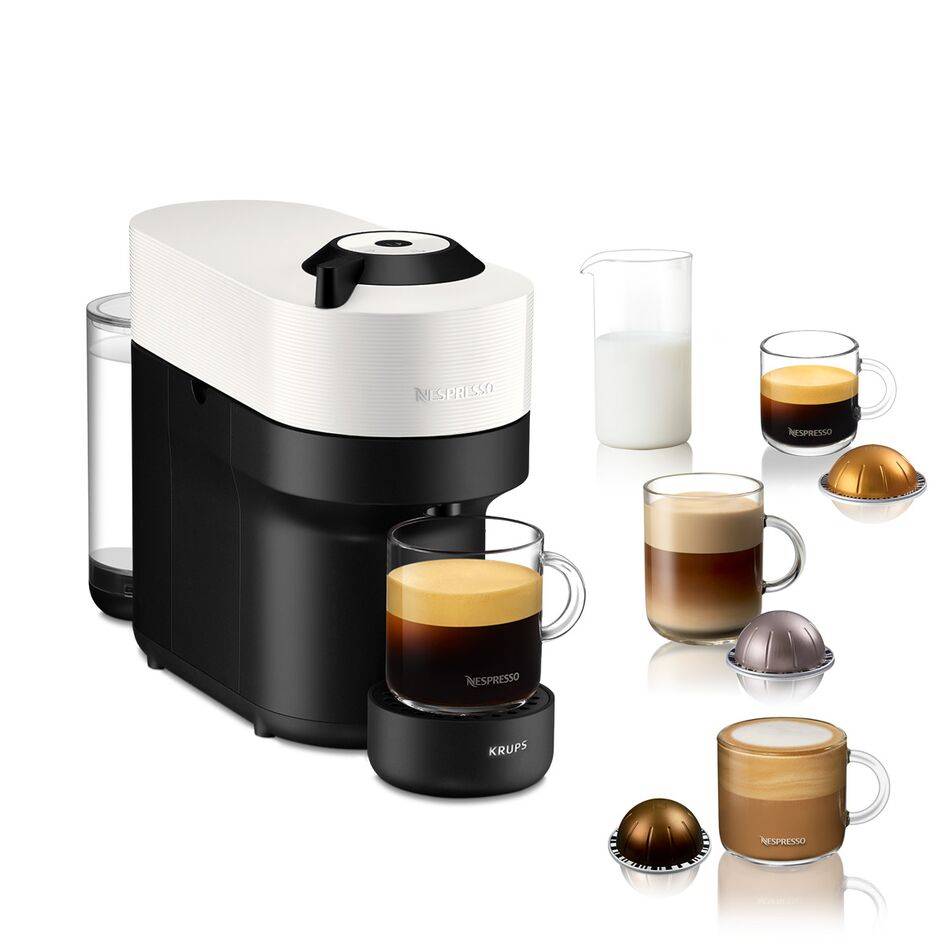 Nespresso Vertuo POP KRUPS kokosově bílá XN920110