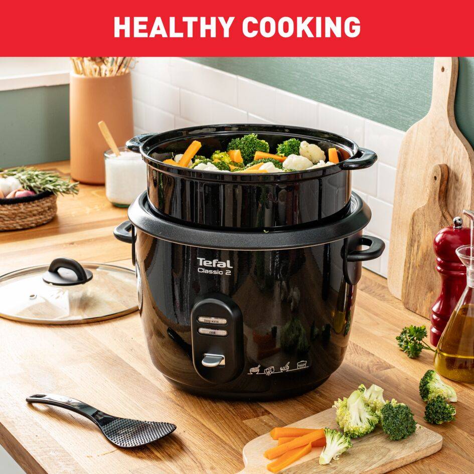 Rýžovar Tefal Classic 12 porcí RK103811 Černý
