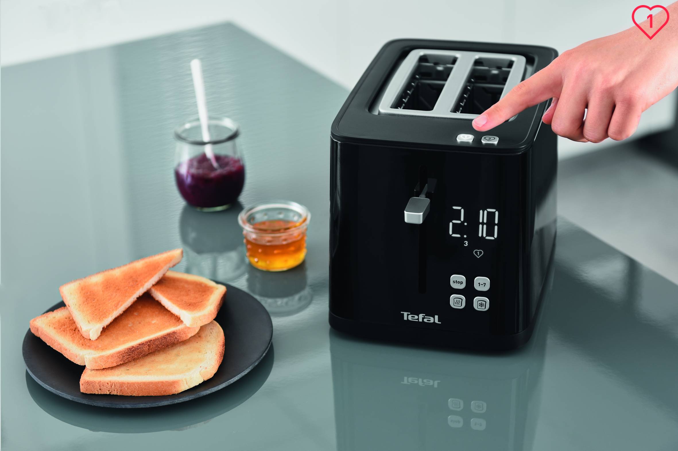Topinkovač Tefal Digital TT640810 Černý