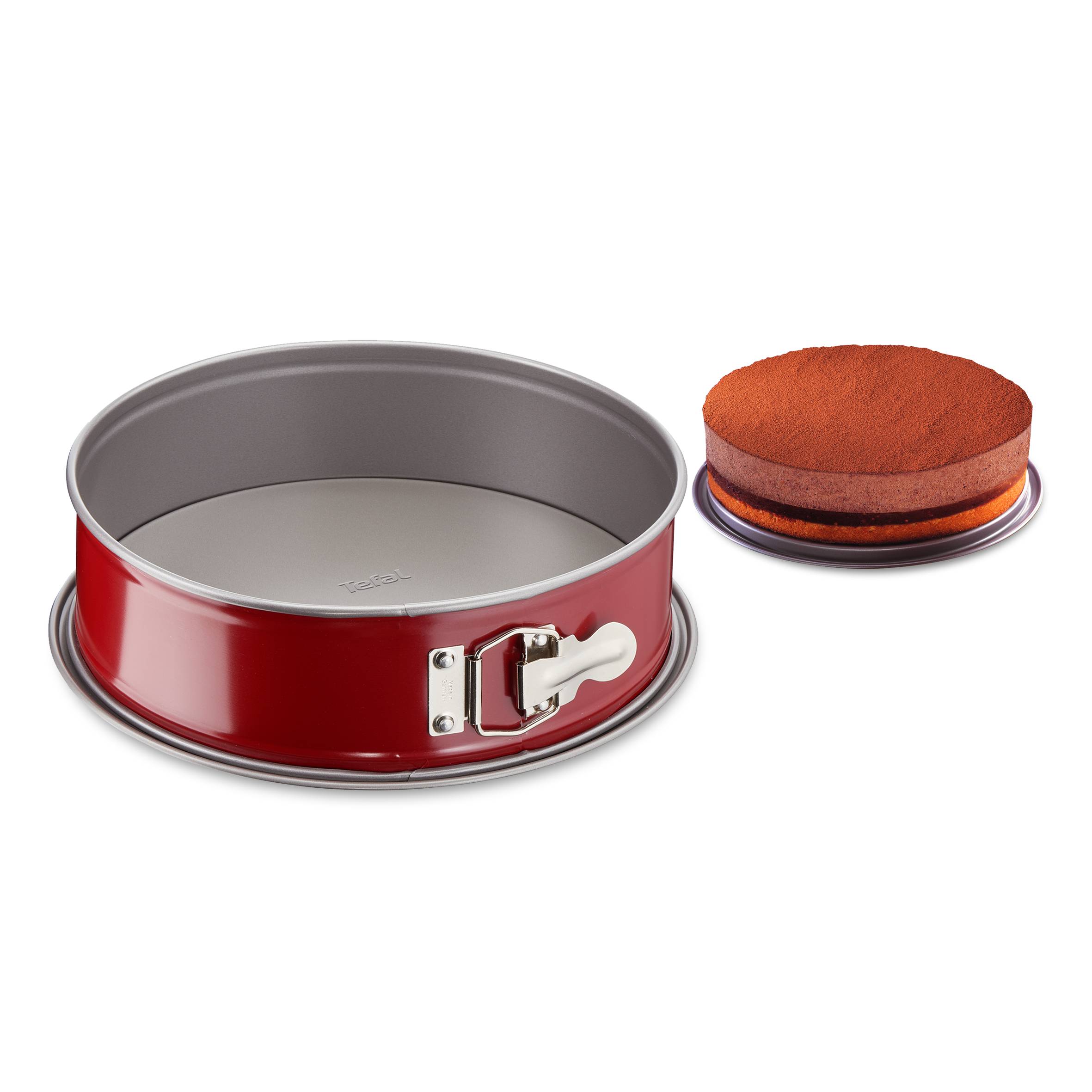 Rozkládací forma na dort Tefal Delibake J1641474 Červená/Šedá 27 cm