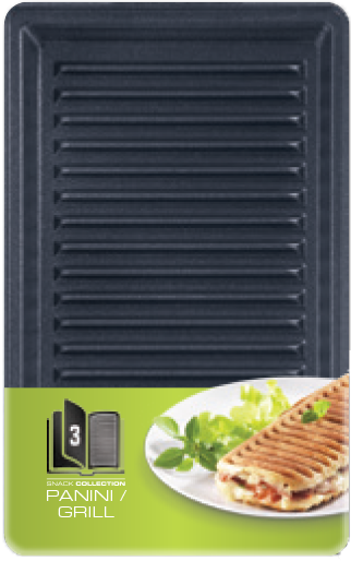 Výměnné plotýnky pro sendvičovač Tefal Snack Collection XA800312 Gril/Panini