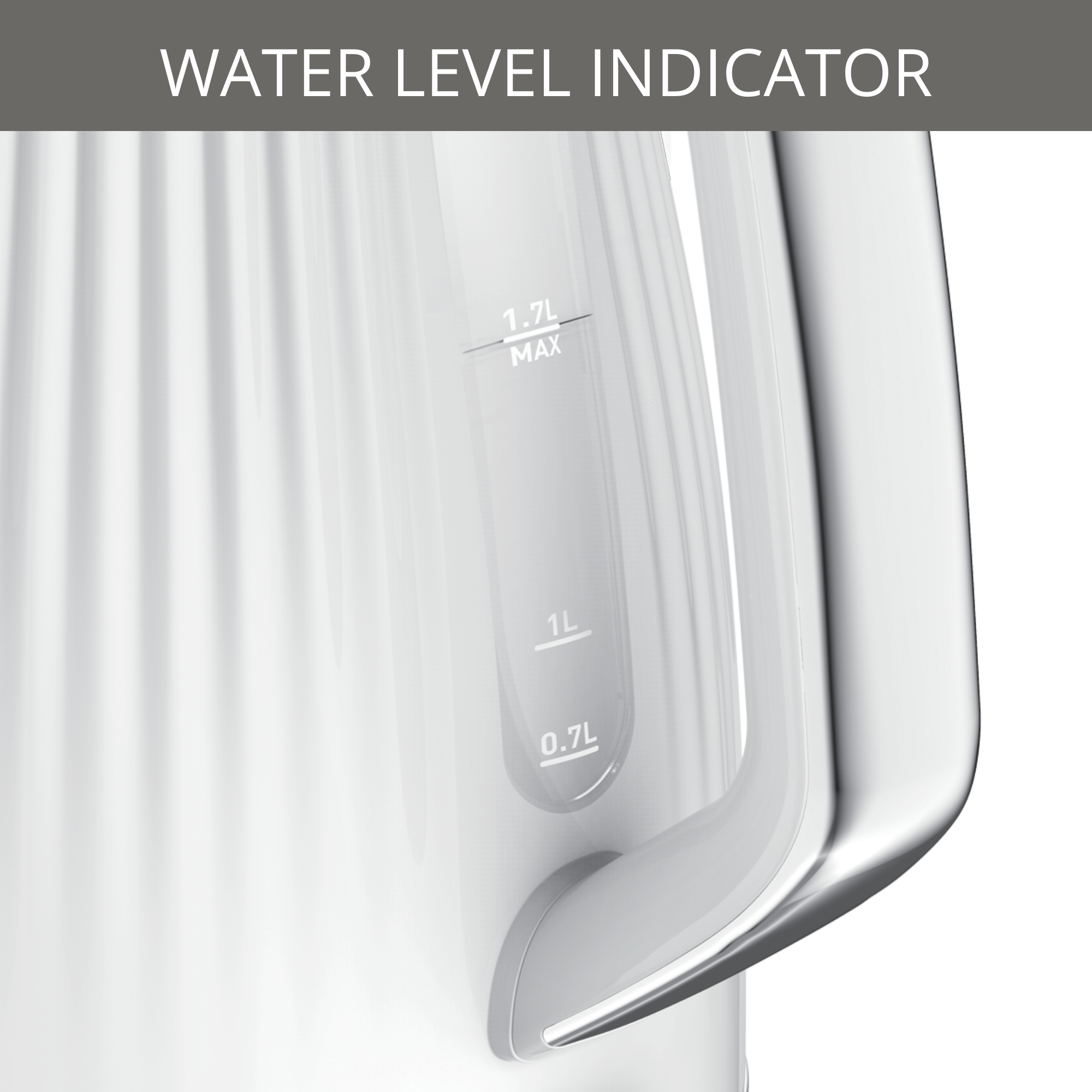 Retro rychlovarná konvice Tefal Loft KO250130 Bílá 1,7 l