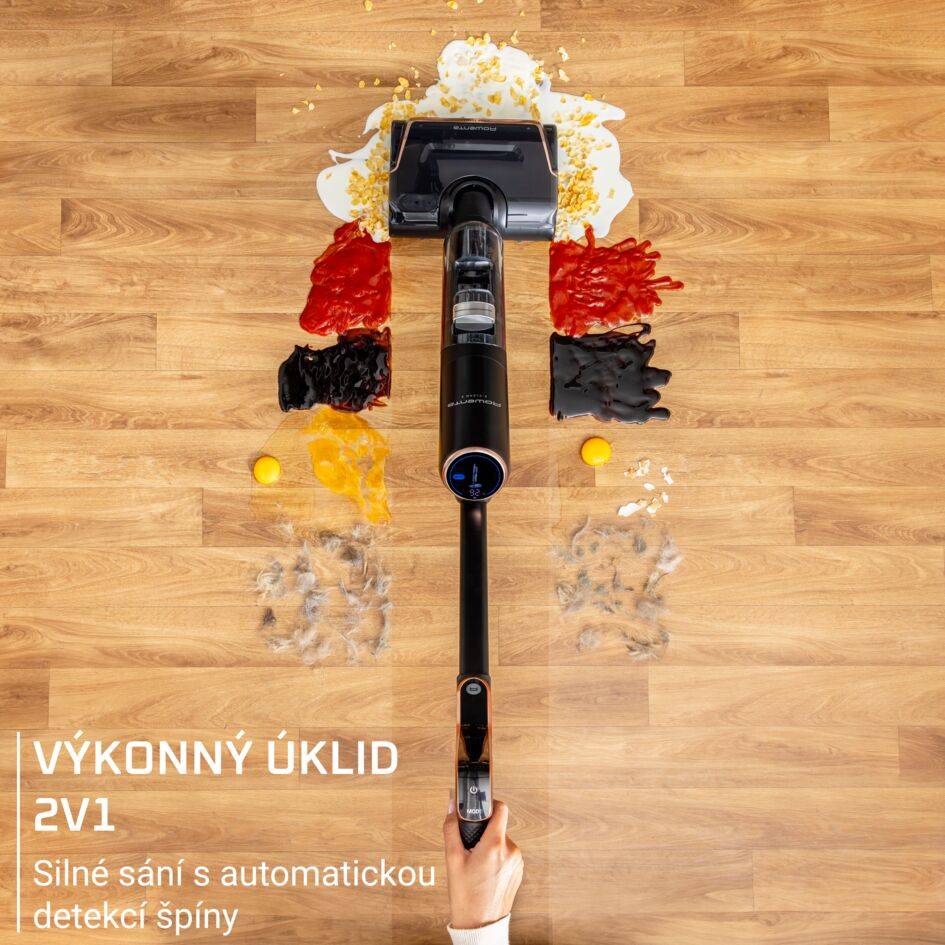 Podlahová myčka a vysavač v jednom Rowenta X-Clean 7 Auto Wet & Dry 20 000 PA GZ5736E0