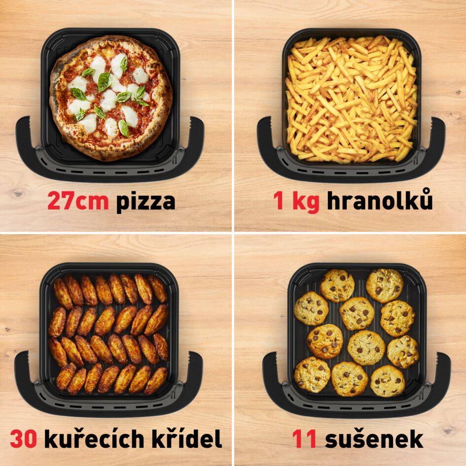 Horkovzdušná fritéza Tefal Easy Fry XL Surface FW4018E0 Černá