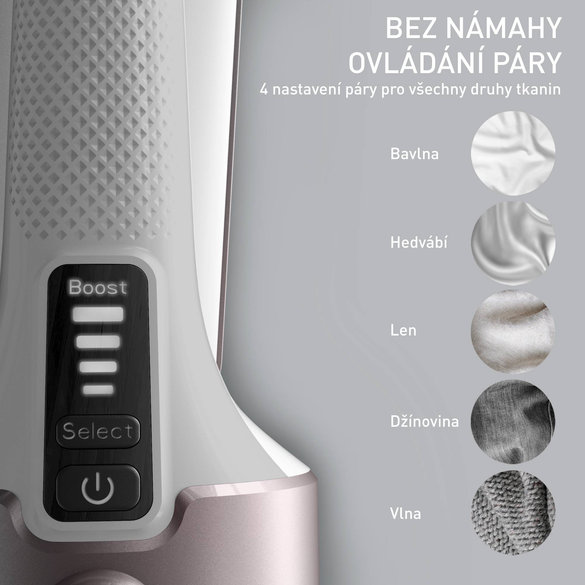 Napařovač oděvů Tefal Pure Force 2 v 1 DT8720E0 Bíly
