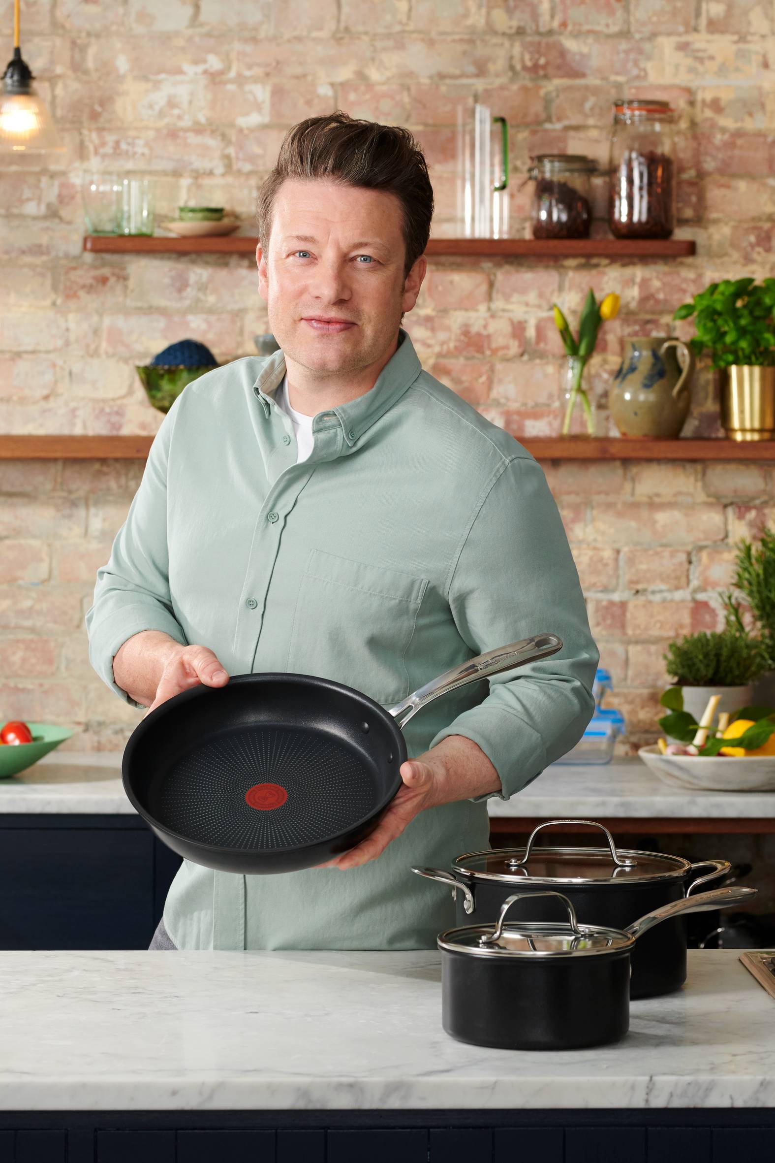 Rendlík s poklicí Tefal Jamie Oliver E0142355 E0142355 18 cm