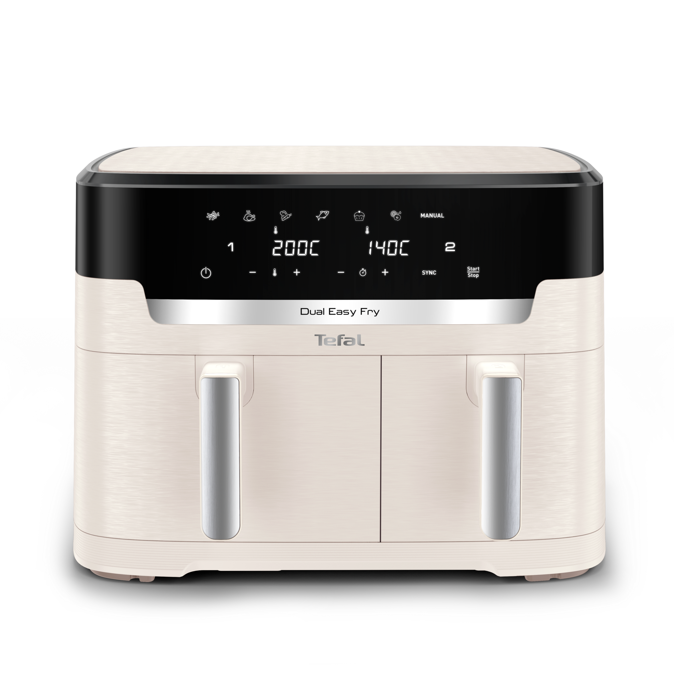 Duální horkovzdušná fritéza Tefal Dual Easy Fry XXL, 11 L, EY942AE0