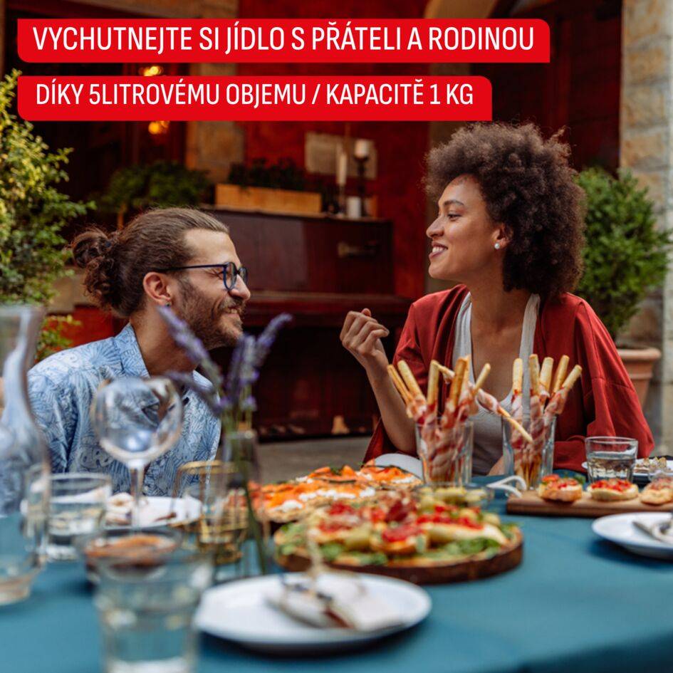 Horkovzdušná fritéza Tefal Easy Fry POP 5L EY2454E0 Eukalyptová