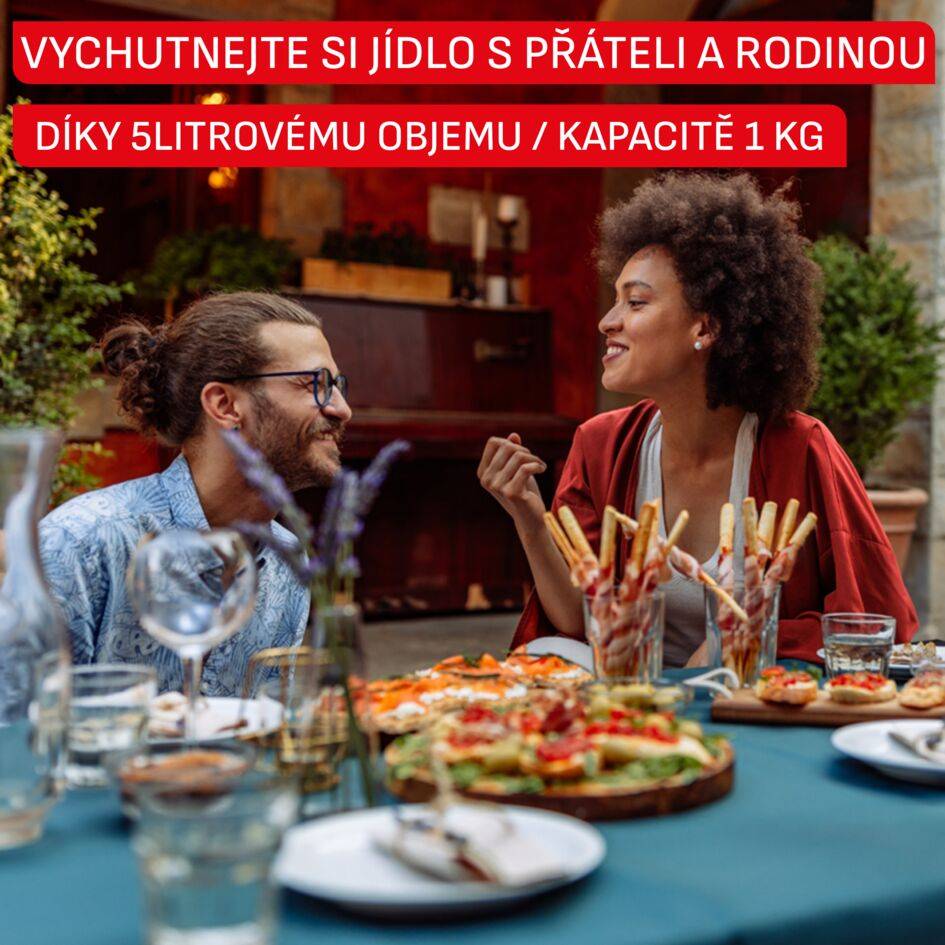 Horkovzdušná fritéza Tefal Easy Fry POP 5L EY2454E0 Eukalyptová