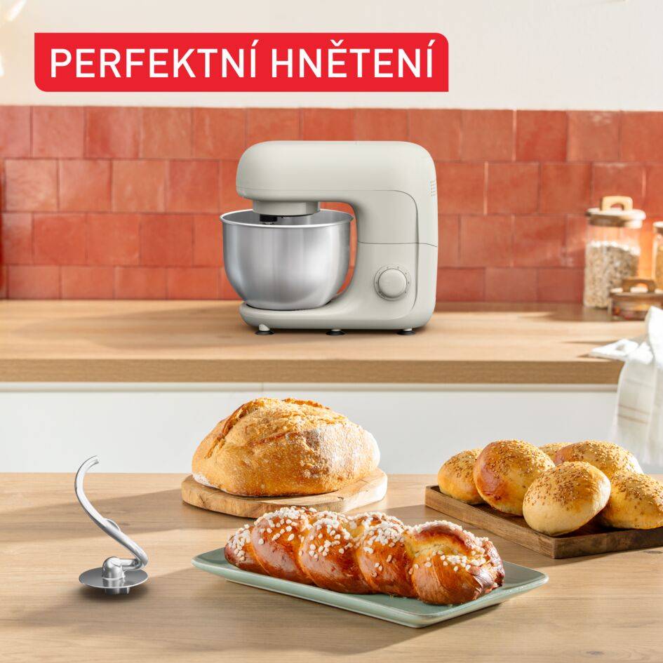 Kuchyňský robot Tefal Bake Essential QB160138 Krémový