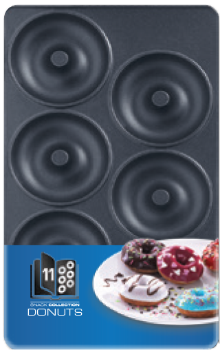 Výměnné plotýnky pro sendvičovač Tefal Snack Collection XA801112 Koblihy