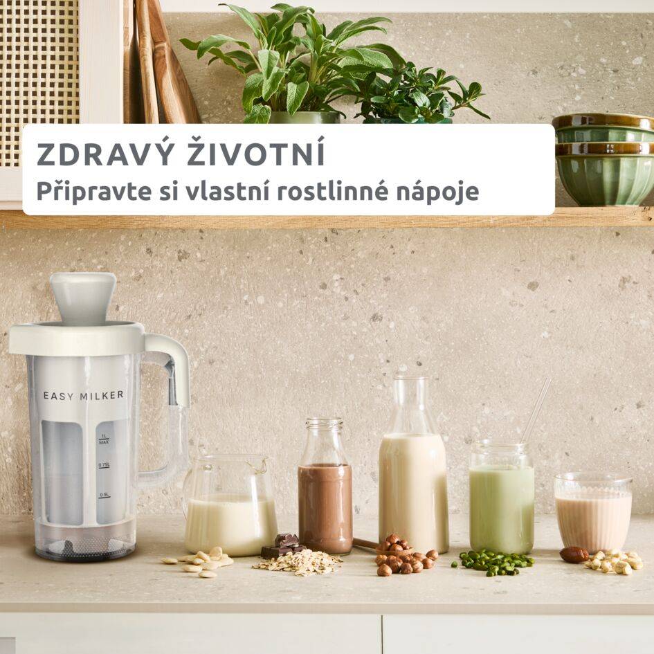 Výrobník rostlinného mléka - mlékovač Tefal Easy Milker VZ700AE0