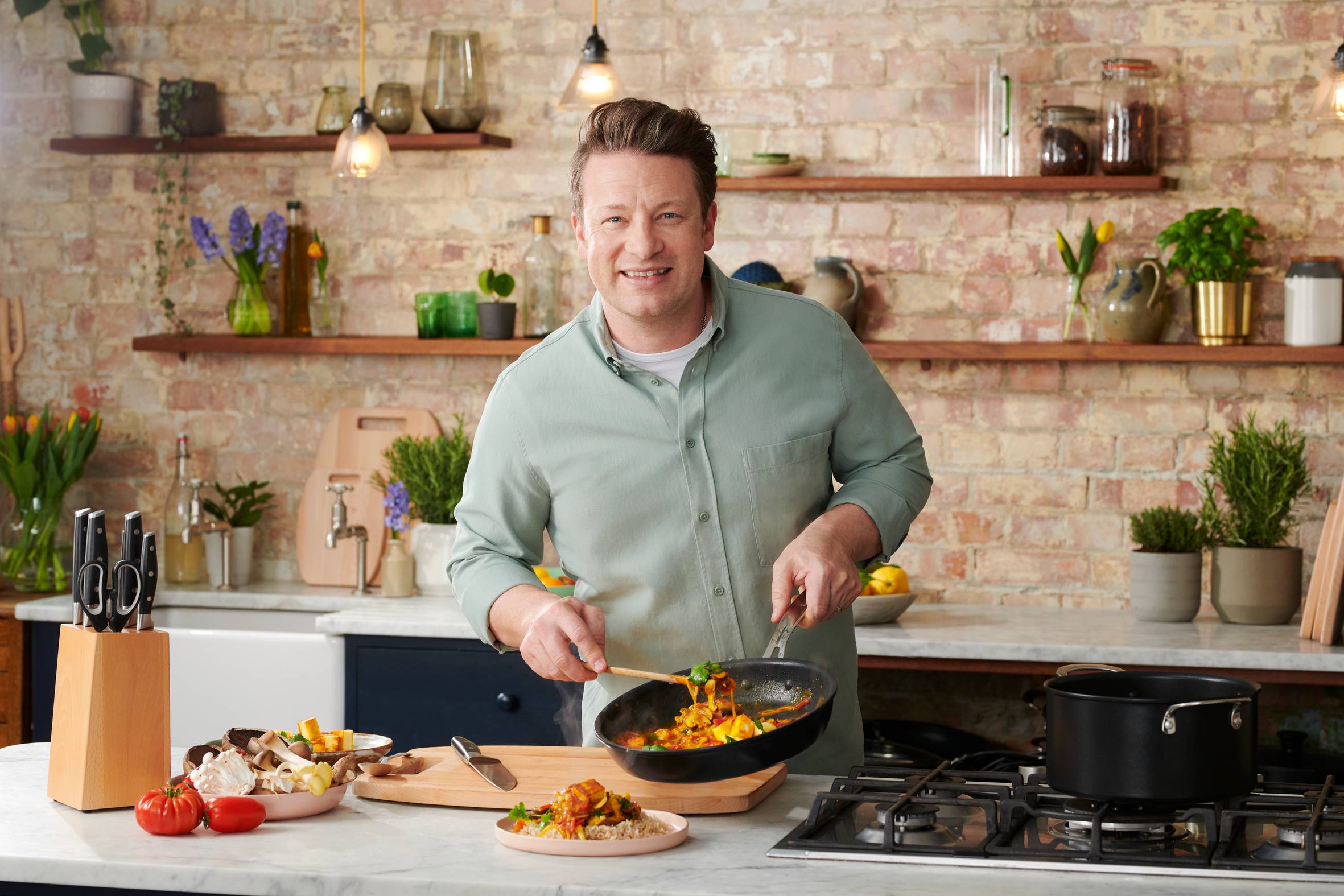 Rendlík s poklicí Tefal Jamie Oliver E0142355 E0142355 18 cm