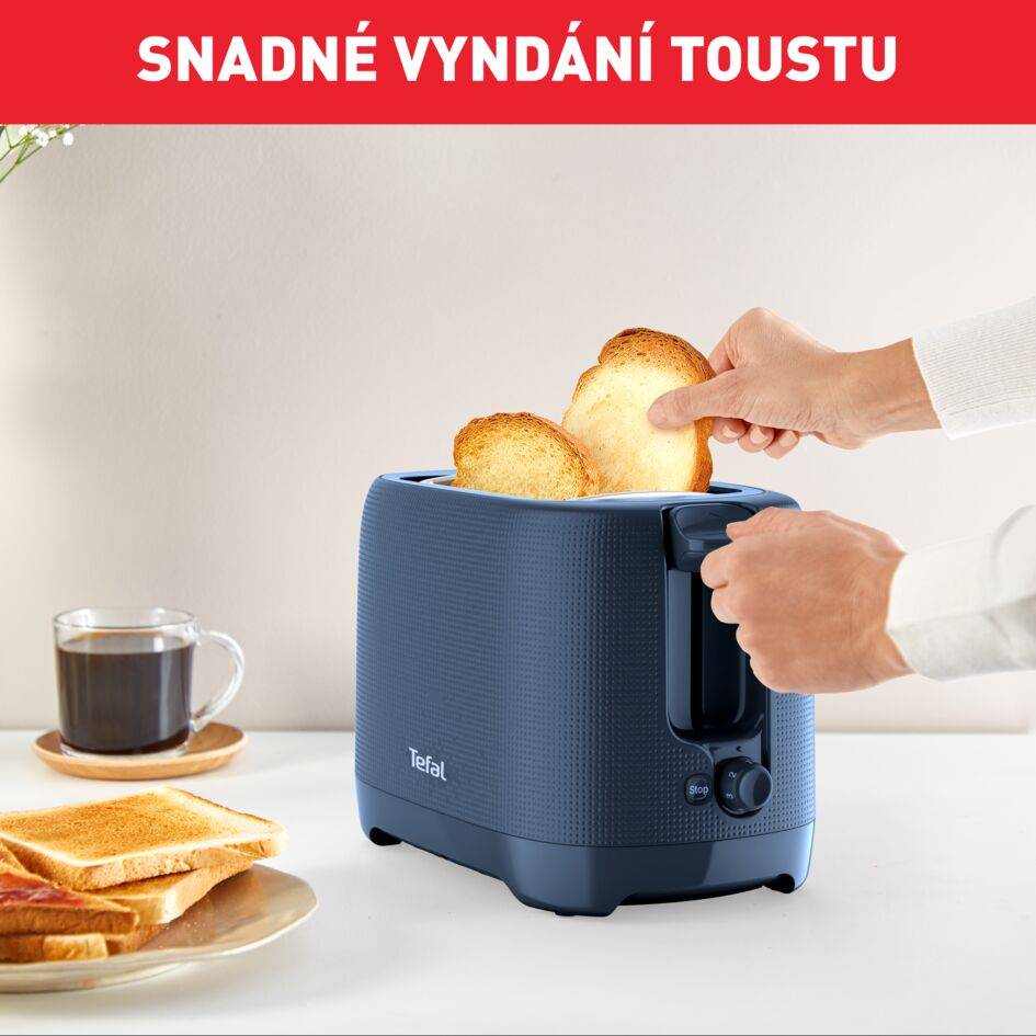 Topinkovač Tefal Morning TT2M1410 Modrý